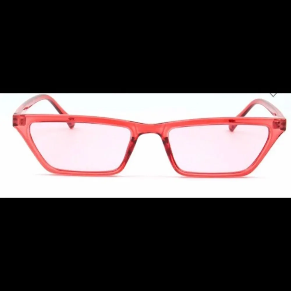Solid Angeled Tinted Sunglasses